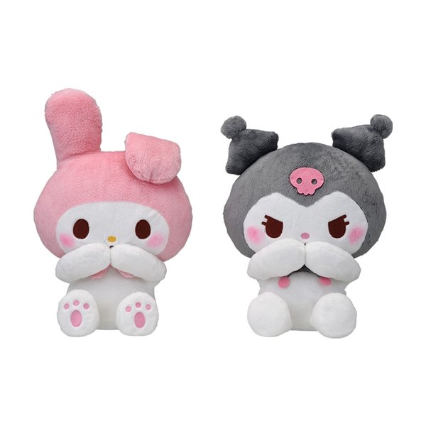 My Melody and Kuromi pastel soft toy