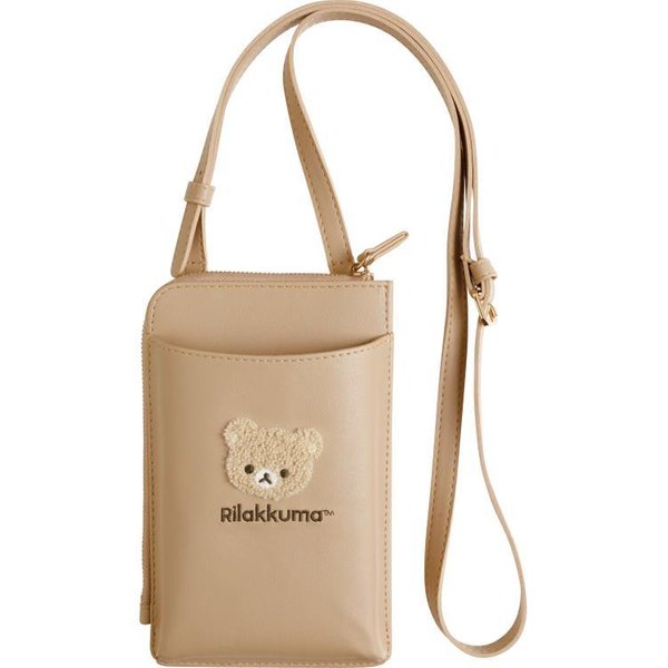 San-x Flaux Leather Handphone sling bag