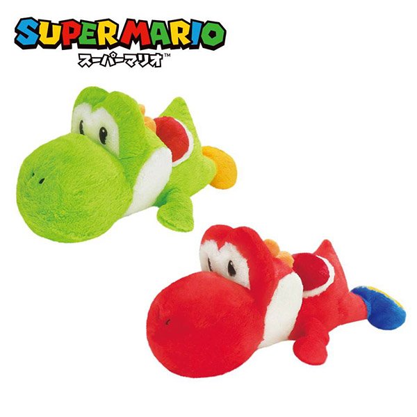 Mario Yoshi soft toy (lie down)