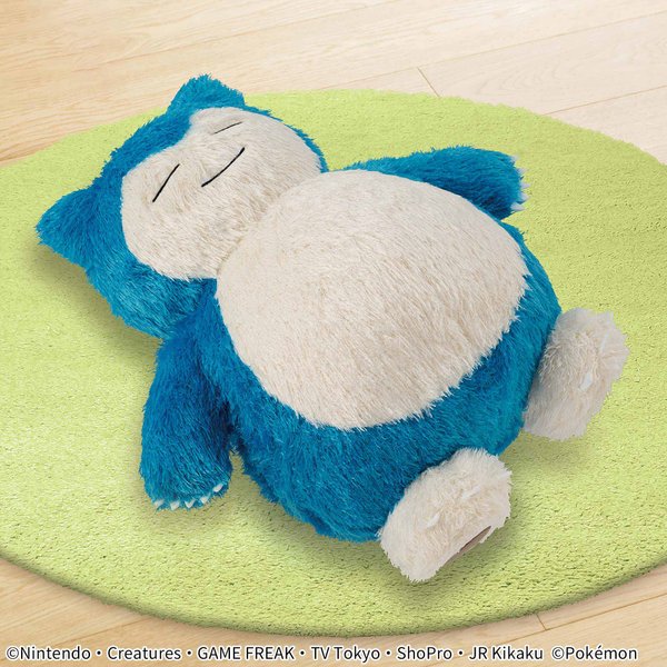 Pokemon snorlax towel material soft toy