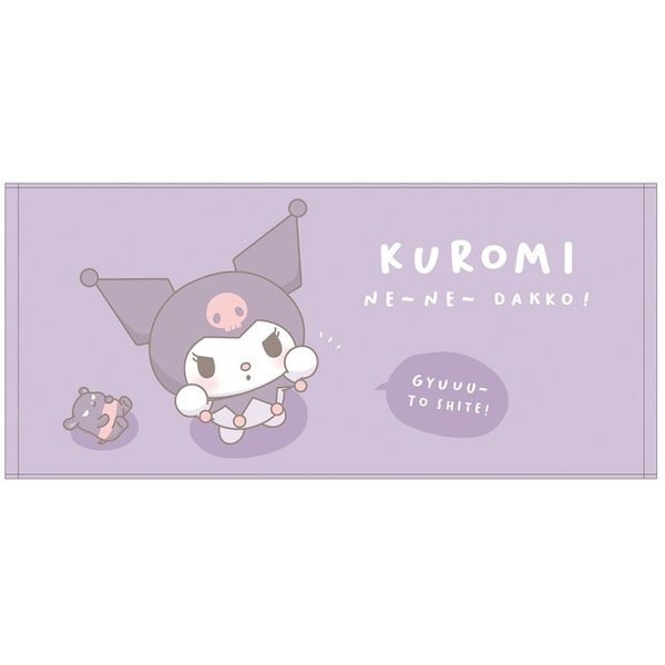 Sanrio cute face towel (cinamoroll/kuromi/melody/hangyodon)