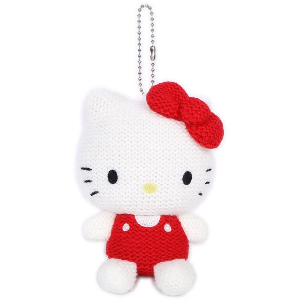 Hello Kitty in checkered style soft toy 