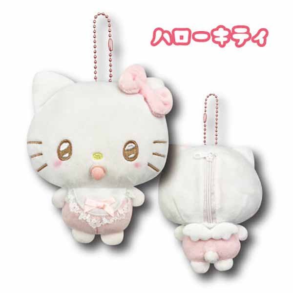 Hello Kitty in checkered style soft toy 