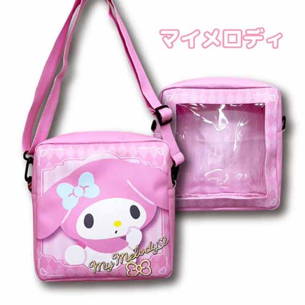 Sanrio cute sling bag with PVC window