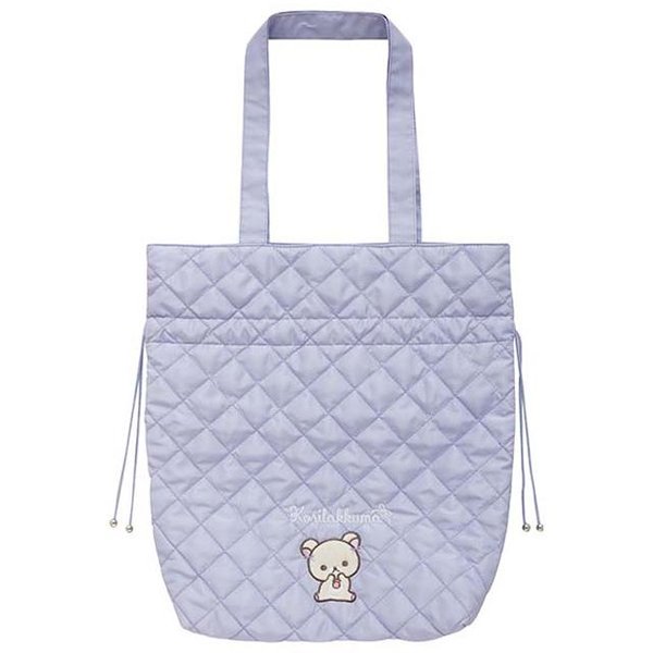 Korilakkuma Sky Curly Cotton Candy series tote bag 