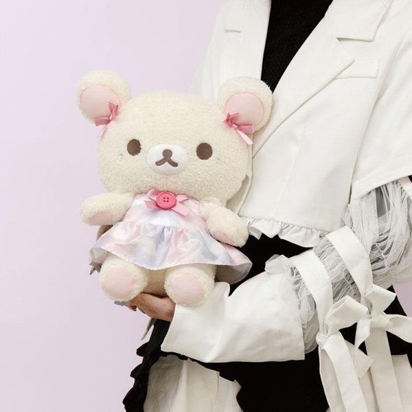 Korilakkuma Sky Curly Cotton Candy series soft toy (M)