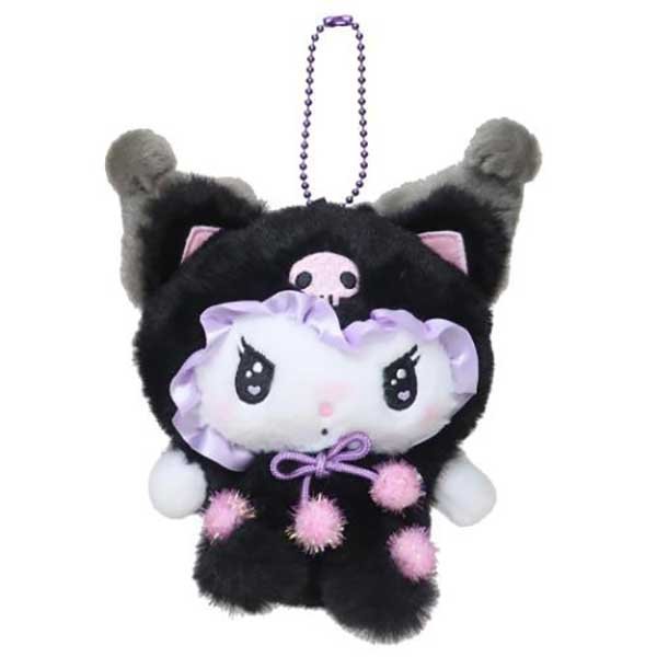 Kuromi rose fur soft toy 