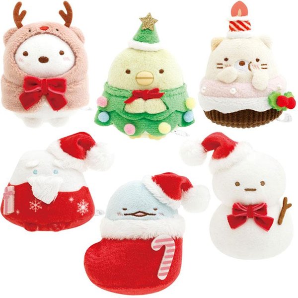 San-x Sumikko Gurashi christmas beanie set