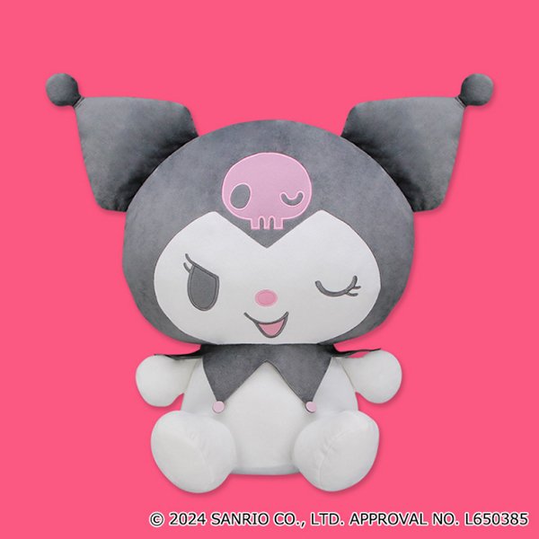 Sanrio Kuromi Grey soft toy