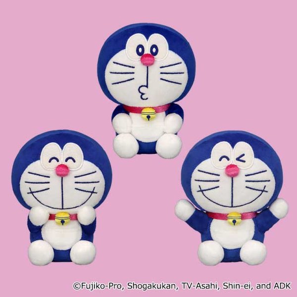 Doraemon with sparkling eyes soft toy