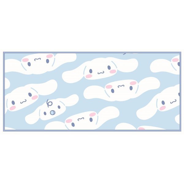 Sanrio cute face towel (Hello Kitty/Melody/Kuromi/Cinamoroll)