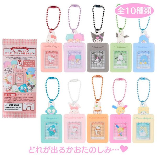 Sanrio Minature Check HolderA Bind Pack (Enjoy Idol)