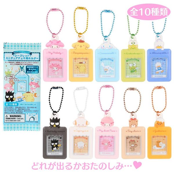 Sanrio Minature Check HolderB Bind Pack (Enjoy Idol)