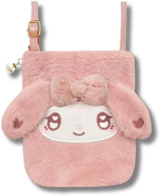 Sanrio cute sling bag (furry style) Melody/CInamoroll