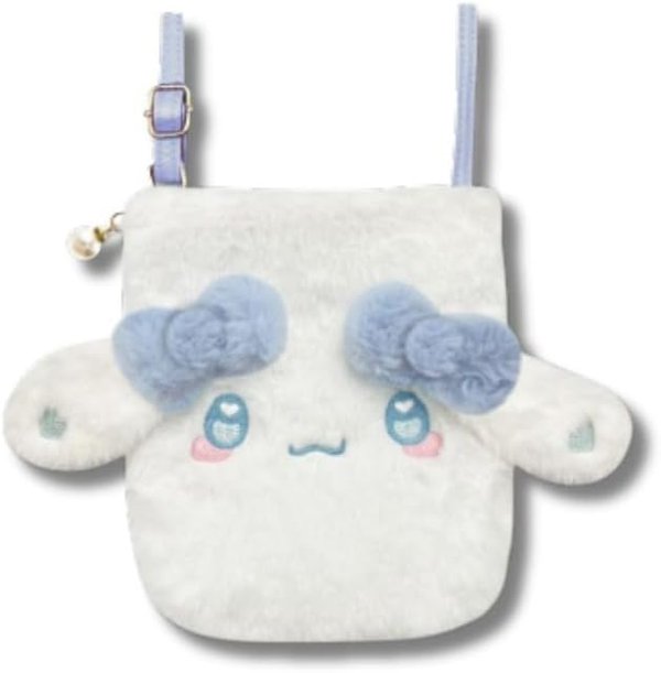 Sanrio cute sling bag (furry style) Melody/CInamoroll