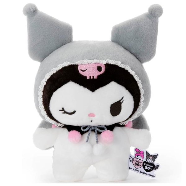 Kuromi rose fur soft toy 