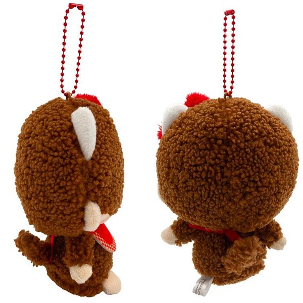 Moncchichi x Kitty soft toy keychain