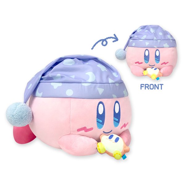 Kirby Lying down sleeping soft toy