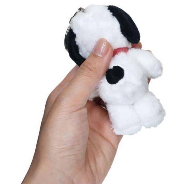 Snoopy Fluffy Keychain