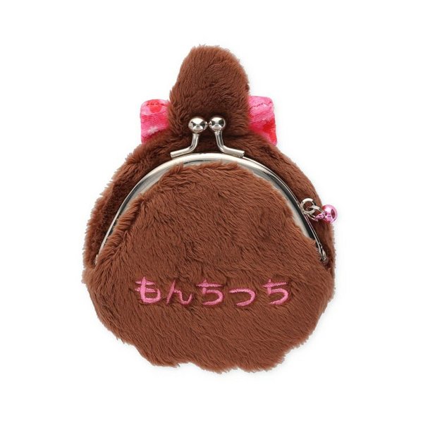 Monchhichi Floral Bow Plush Coin pouch