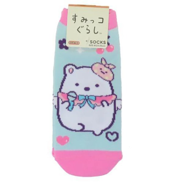 Japan San-X Socks - Sumikko Gurashi Shirokuma & Furoshiki