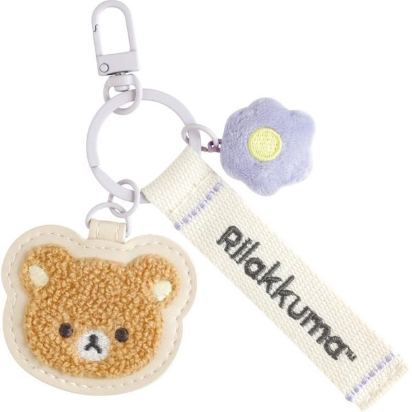 BASIC RILAKKUMA Flower Keychain strap (2 design)