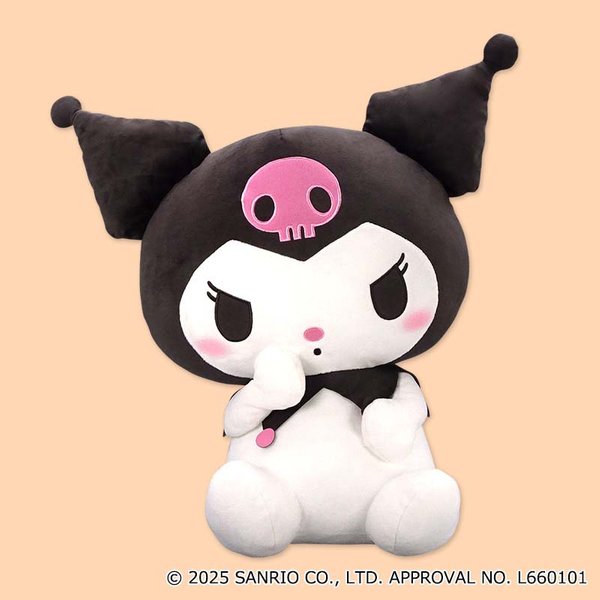 Big Kuromi one hand up soft toy