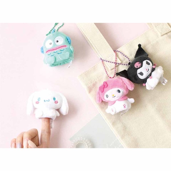 Sanrio Kuromi Finger Puppet Mascot Keychain