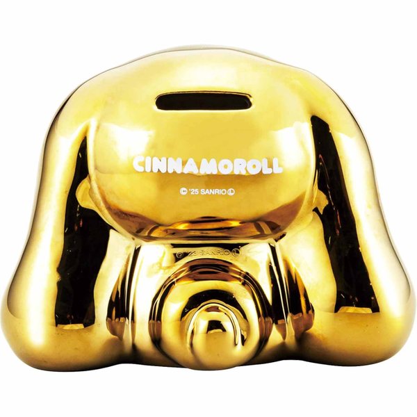 Gold CInamoroll Piggy Bank