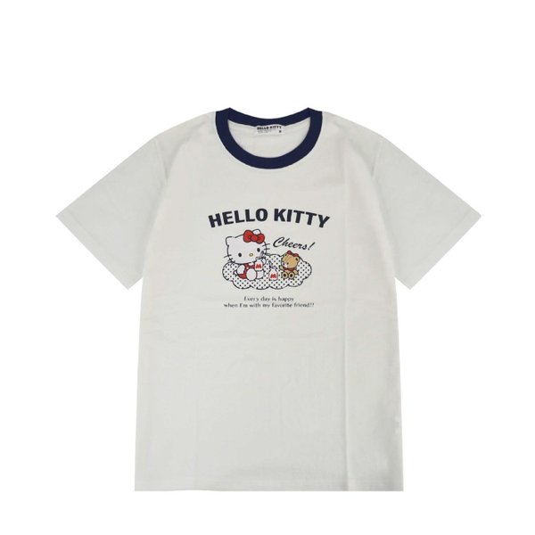 Hello Kitty Tee (White/Grey)