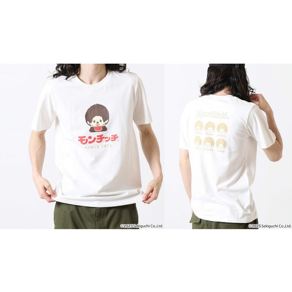 Monchhichi white/Red Tee