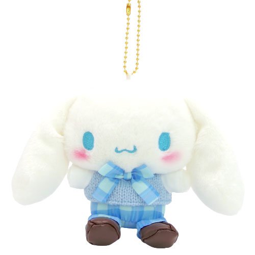 Cinnamoroll Retro Uniform Plush Keychain