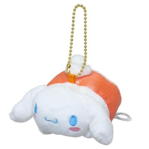 Cinnamoroll Sushi California Roll Plush Keychain