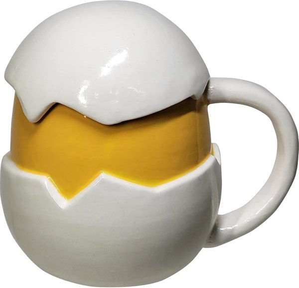 Gudetama cup with cup cover