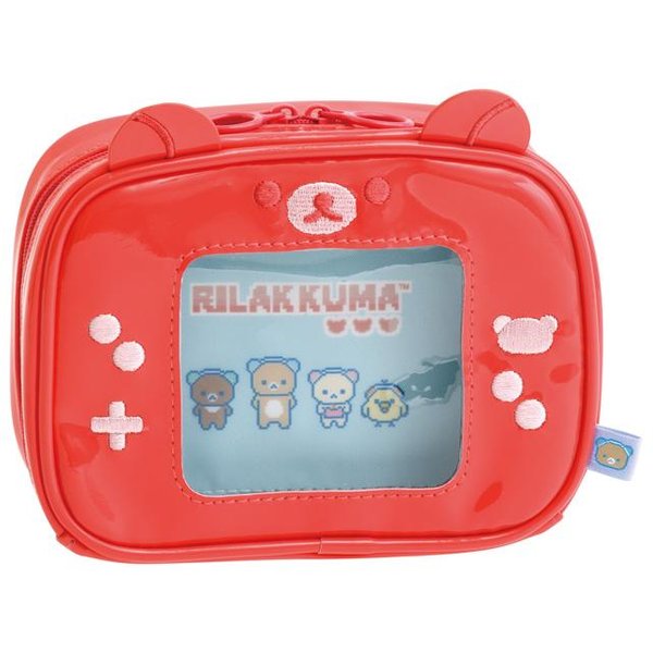 San-X Vertical Cosmetic Pouch - Rilakkuma : Rilakkuma Gaming Console