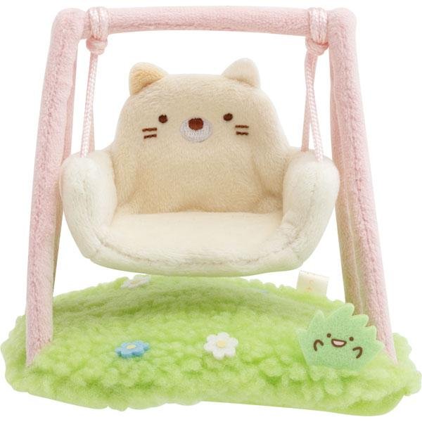 San-X Scene Plush Toy - Sumikko Gurashi : Minikko Nursery School Neko Kindergarten Swing
