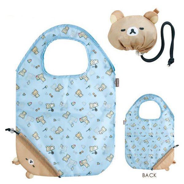 Rilakkuma Eco Shopping Bag With Pocket