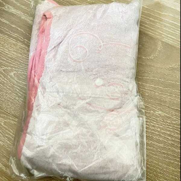 Rilakkuma Embossed Fluffy Blanket (Pink)