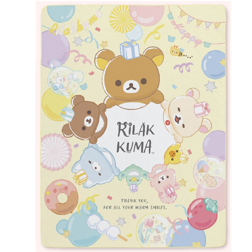 Rilakkuma Happy For You 2in1 Blanket Towel