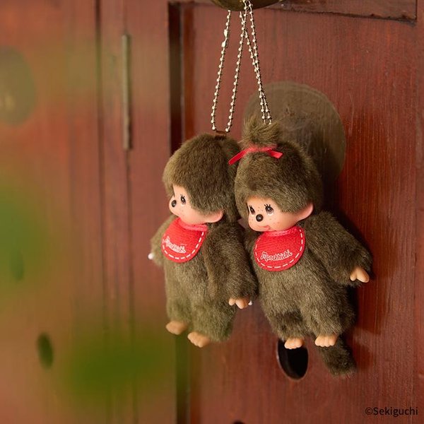 [🔥] Monchhichi Mini Keychains (Girl / Boy)