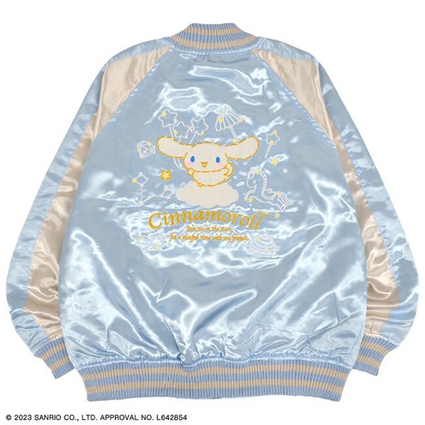 Sanrio Cinamoroll Biker Jacket with Embroidery (adult)