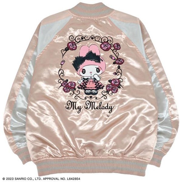 Sanrio My Melody Biker Jacket with Embroidery (adult)