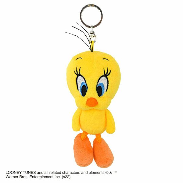Tweety Bird Plush Keychain