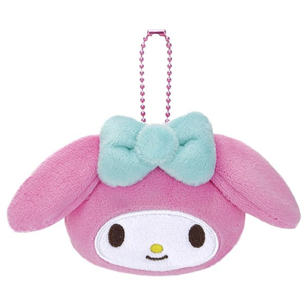 Sanrio Mini Mini Face Coin Case (Hello Kitty/My Meody/Kuromi/Cinamoroll/Pochacco/PomPom/Hangyodon/BadBadz/Keroppi)