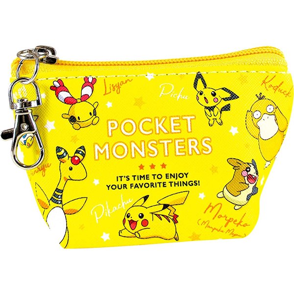 Pokemon Triangular Mini Pouch - Yellow