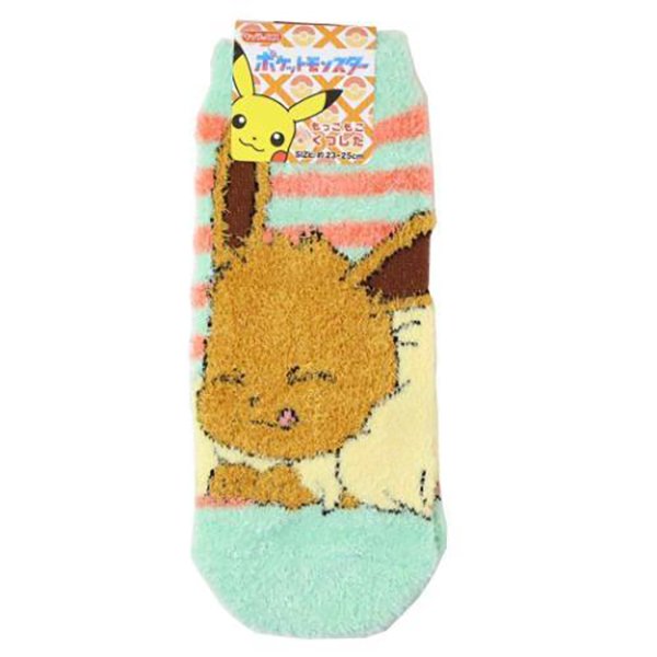 Pokemon Fluffy Socks - Pikachu/eevee/gengar/snorlax