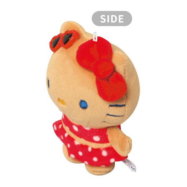 Sanrio Mascot Holder - Hello Kitty : Tan Swimsuit Party Sunglasses