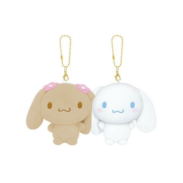 Sanrio CInamoroll x Mocha pair Keychain