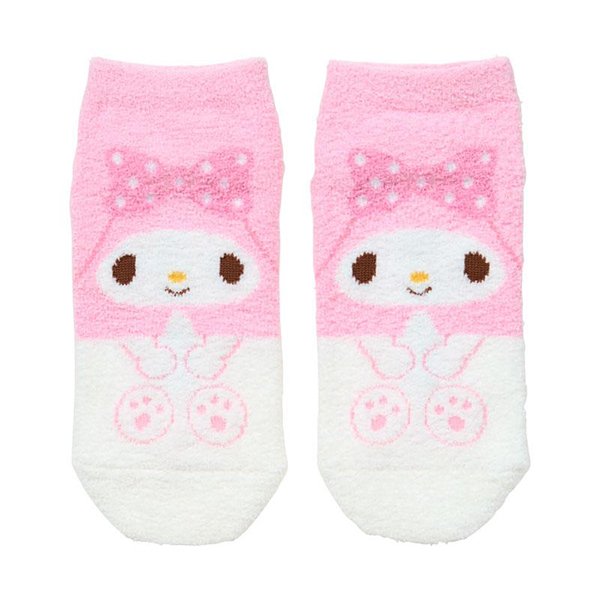 Sanrio Original Fluffy Socks (Hello Kitty/My Melody/ Pom Pom/Cinamoroll/Kuromi/Hangyodon/Keroppi/Piano)
