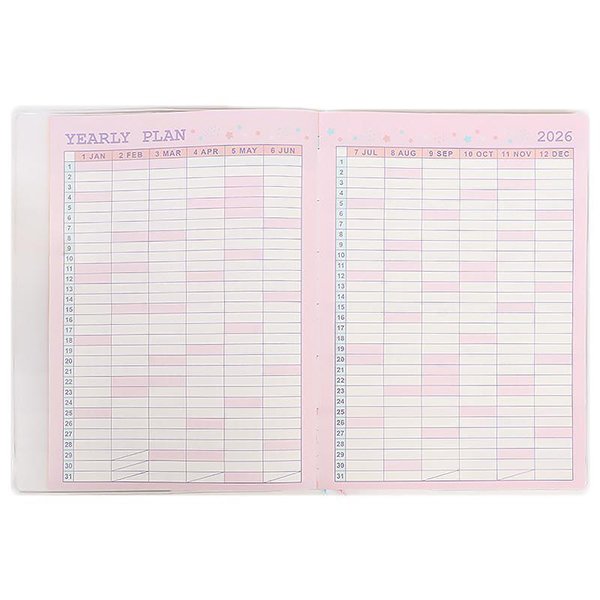 Sanrio Original Block Type B6 Diary - Little Twin Stars : 2026